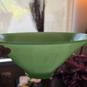 Chic Green Glass Bowl